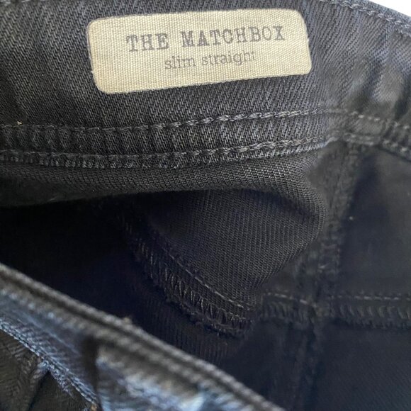 Adriano Goldschmied Men Size 33 Black Wash Matchbox Slim Straight - Picture 3 of 6